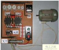 三相异步电念头正反停，，，，，，三相电机正反转实物图